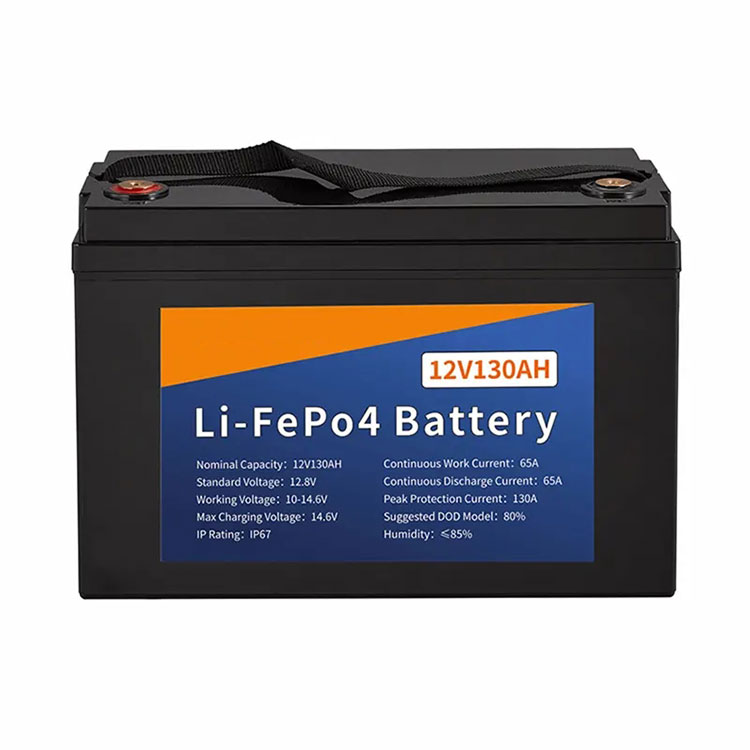 Bateria de lítio de armazenamento de energia 12,8 V 130 Ah